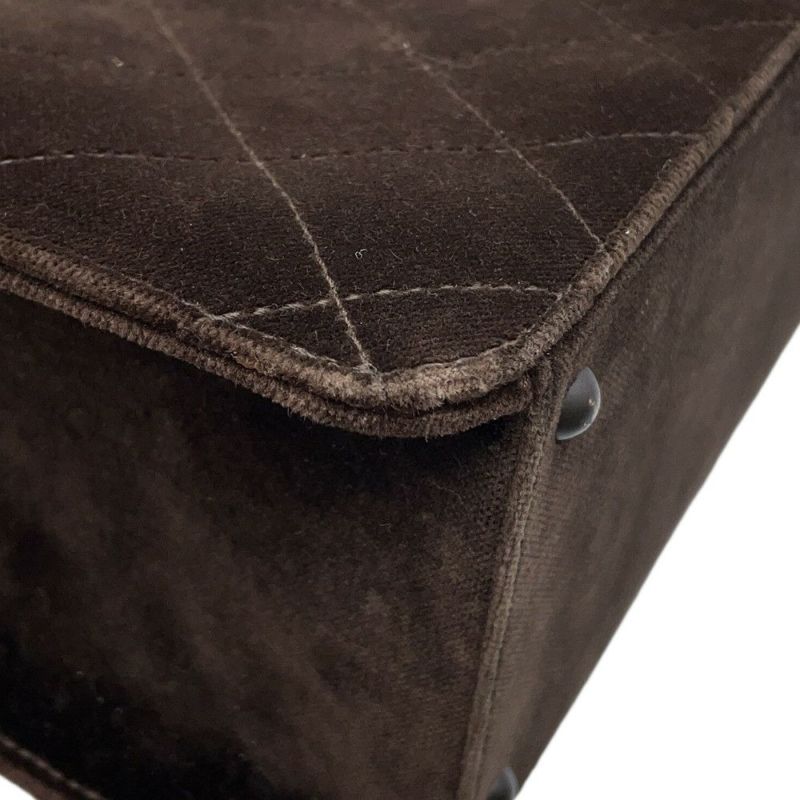 シャネル ショルダーバッグ マトラッセ ココマーク ベロア CHANEL バッグ