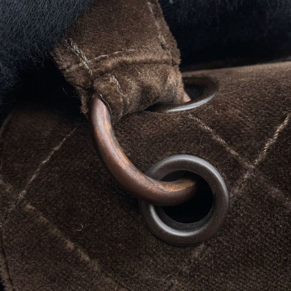 シャネル ショルダーバッグ マトラッセ ココマーク ベロア CHANEL バッグ