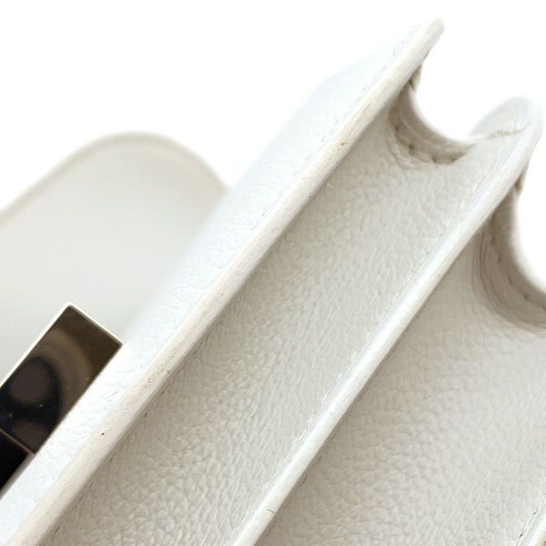 エルメス ミニ コンスタンス3 ミロワール ニューホワイト/グリシマン/シルバー金具 エバーカラー/アリゲーターシャイン W刻印