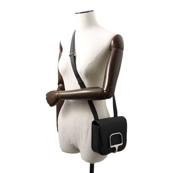 エルメス デッラ・カヴァッレリア ミニ ブラック/ゴールド金具 エプソン B刻印 HERMES 黒