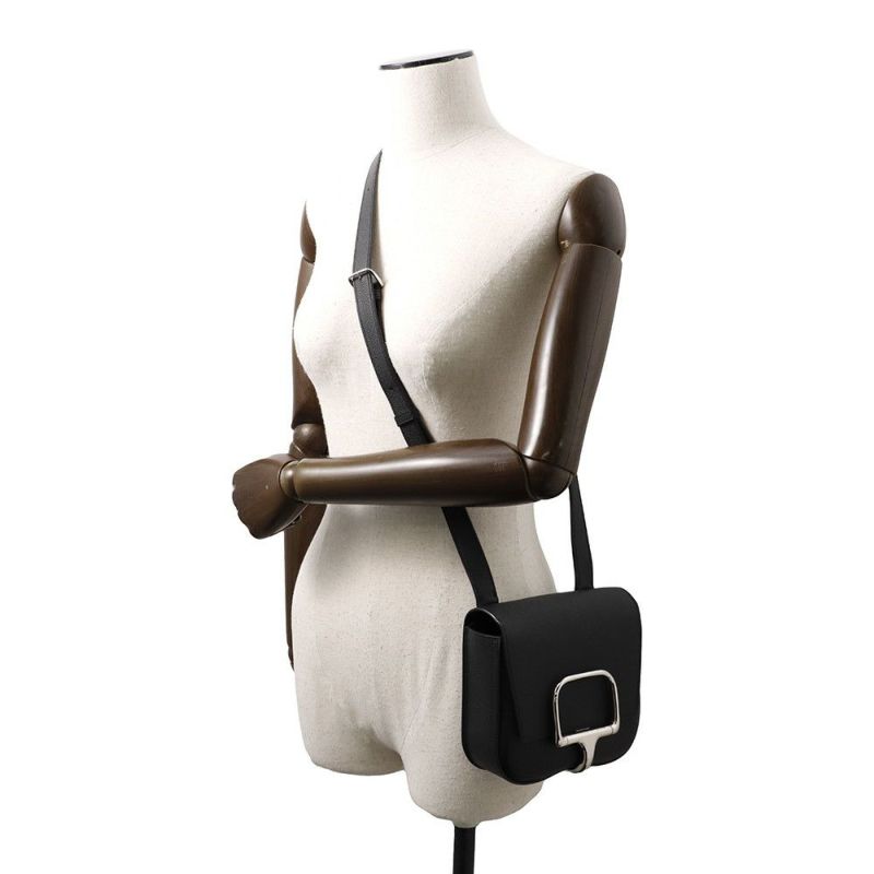 エルメス デッラ・カヴァッレリア ミニ ブラック/ゴールド金具 エプソン B刻印 HERMES 黒