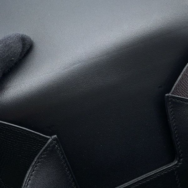 エルメス デッラ・カヴァッレリア ミニ ブラック/ゴールド金具 エプソン B刻印 HERMES 黒