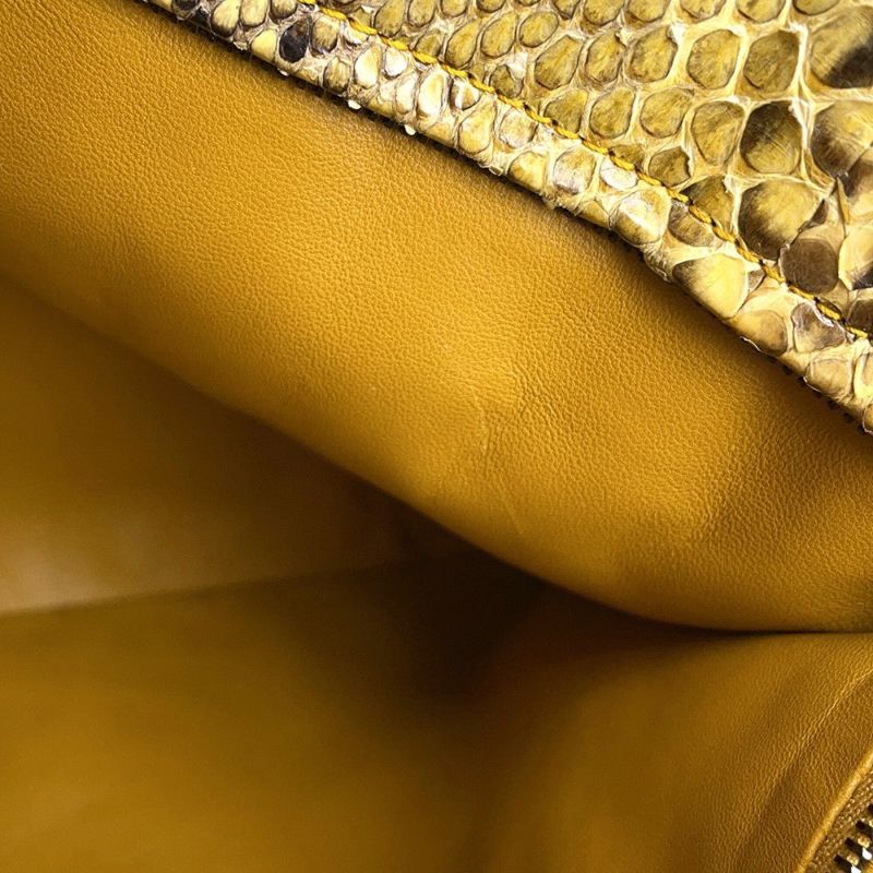 ボッテガヴェネタ トートバッグ ストライプ ベロア パイソン BOTTEGA VENETA バッグ