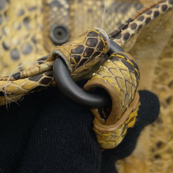 ボッテガヴェネタ トートバッグ ストライプ ベロア パイソン BOTTEGA VENETA バッグ