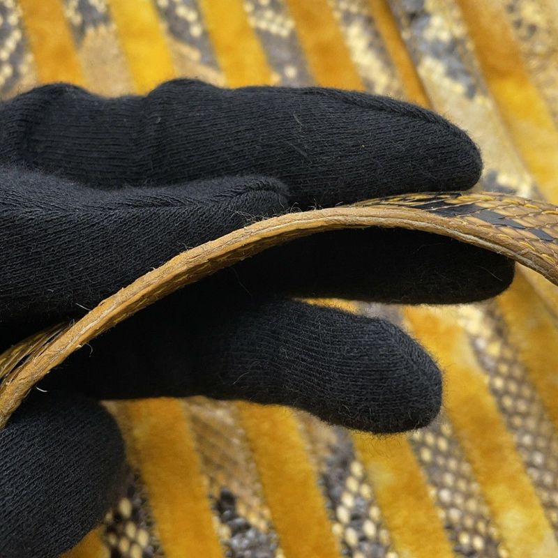 ボッテガヴェネタ トートバッグ ストライプ ベロア パイソン BOTTEGA VENETA バッグ