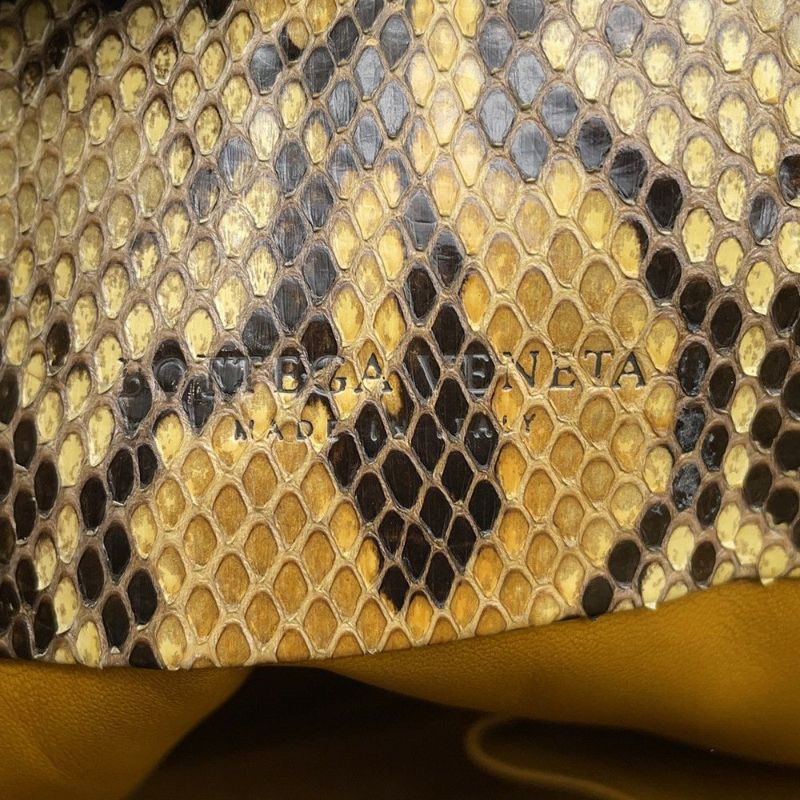 ボッテガヴェネタ トートバッグ ストライプ ベロア パイソン BOTTEGA VENETA バッグ