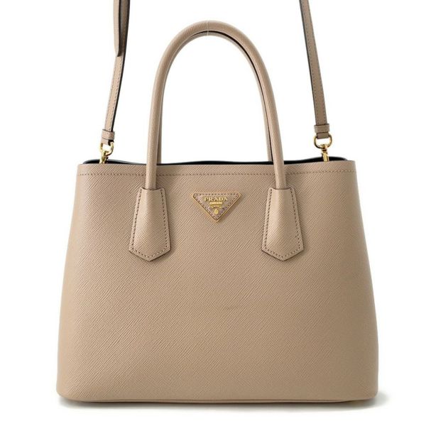プラダ トートバッグ ドゥーブレ スモールバッグ レザー 1BG887 PRADA 2wayショルダーバッグ