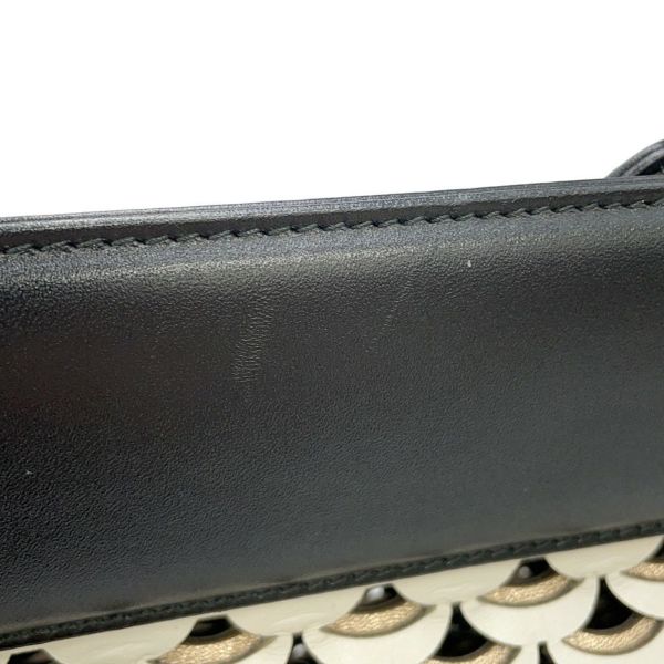 ブルガリ ハンドバッグ イザベラ・ロッセリーニ ディーヴァ BVLGARI 2way 白 黒