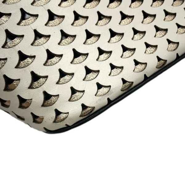 ブルガリ ハンドバッグ イザベラ・ロッセリーニ ディーヴァ BVLGARI 2way 白 黒