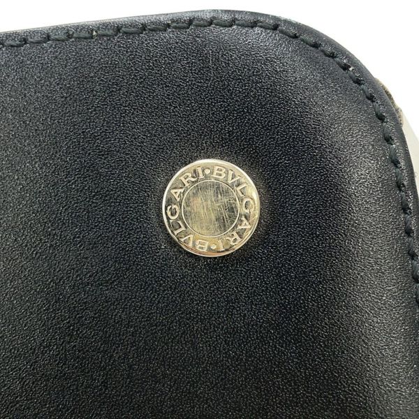 ブルガリ ハンドバッグ イザベラ・ロッセリーニ ディーヴァ BVLGARI 2way 白 黒