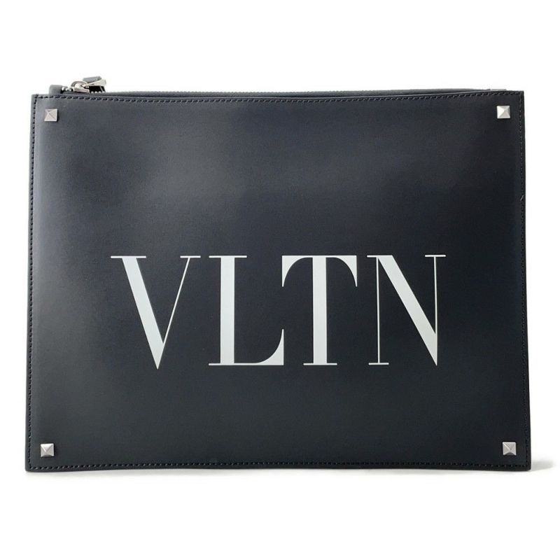 ヴァレンティノ・ガラヴァーニ クラッチバッグ VLTN スタッズ WY2B0692WJW0NI VALENTINO 黒