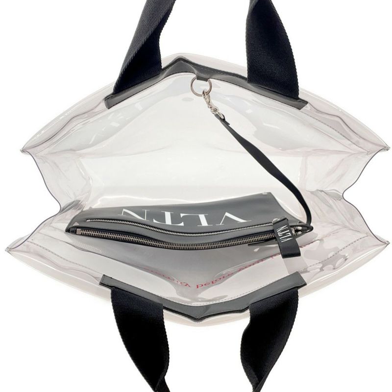 ヴァレンティノガラヴァーニ トートバッグ ビニール VALENTINO クリア