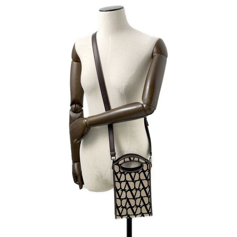 ヴァレンティノ・ガラヴァーニ ハンドバッグ トワル イコノグラフ VALENTINO 2wayショルダーバッグ