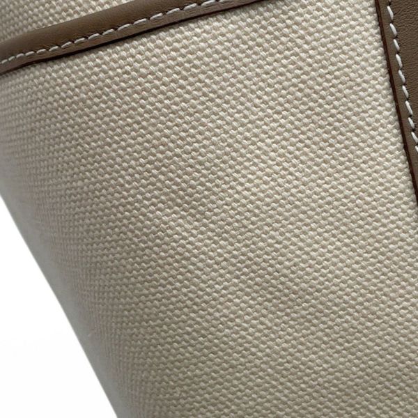 エルメス ハンドバッグ ピコタンロックPM カーゴ エクリュ/エトゥープ/シルバー金具 トワルゴエラン/スイフト K刻印