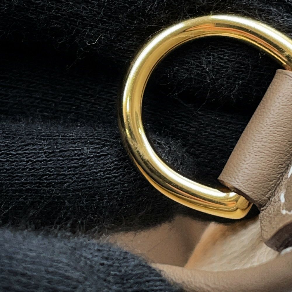 エルメス ハンドバッグ ピコタンロックPM カーゴ エクリュ/エトゥープ/シルバー金具 トワルゴエラン/スイフト K刻印