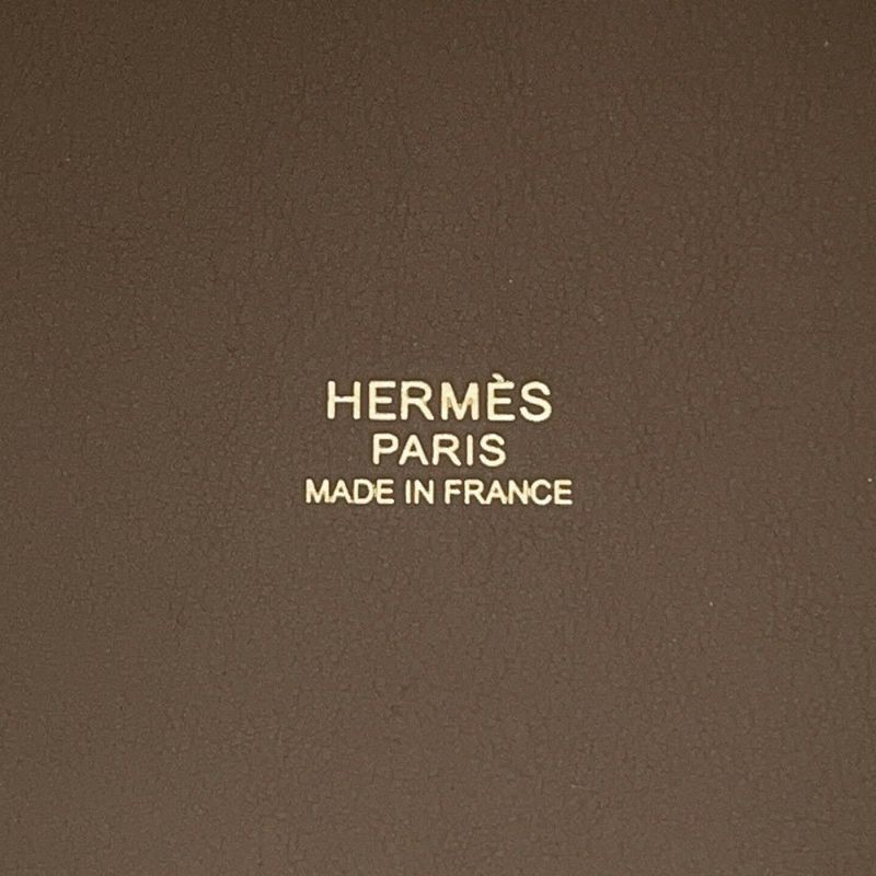 エルメス ハンドバッグ ピコタンロックPM カーゴ エクリュ/エトゥープ/シルバー金具 トワルゴエラン/スイフト K刻印