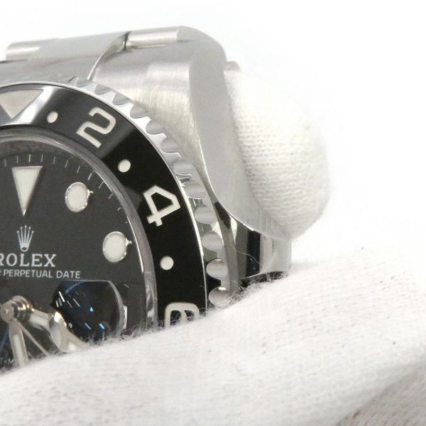 ロレックス GMTマスター2 デイト ランダムシリアル ルーレット 126710BLNR ROLEX 腕時計 黒文字盤