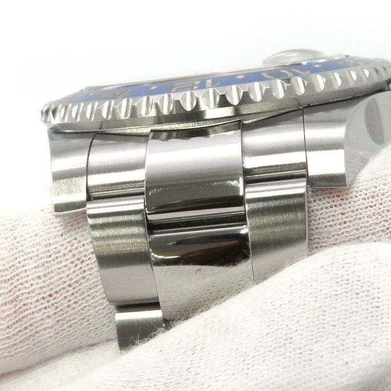 ロレックス GMTマスター2 デイト ランダムシリアル ルーレット 126710BLNR ROLEX 腕時計 黒文字盤