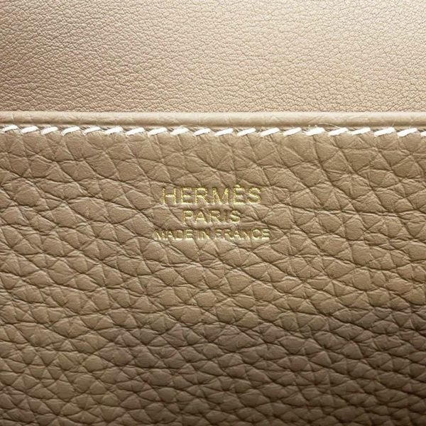 エルメス ハンドバッグ アルザン25 エトゥープ/ゴールド金具 トリヨンクレマンス B刻印 2way