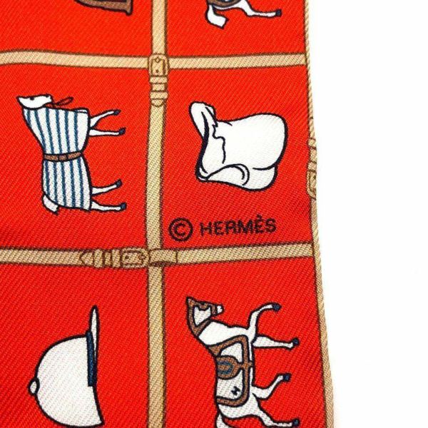 エルメス スカーフ ツイリー 馬着 Couvertures et Tenues de jour HERMES シルクツイル 2022秋冬