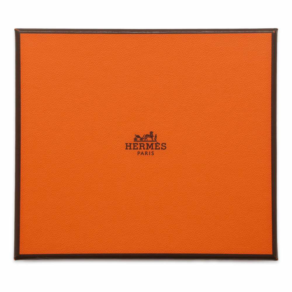 エルメス コインケース アザップコンパクト シルクイン ゴールド/シルバー金具 ヴォーエプソン B刻印