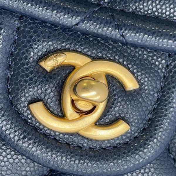 シャネル チェーンショルダーバッグ ミニ マトラッセ ココマーク キャビアスキン AS4406 CHANEL バッグ