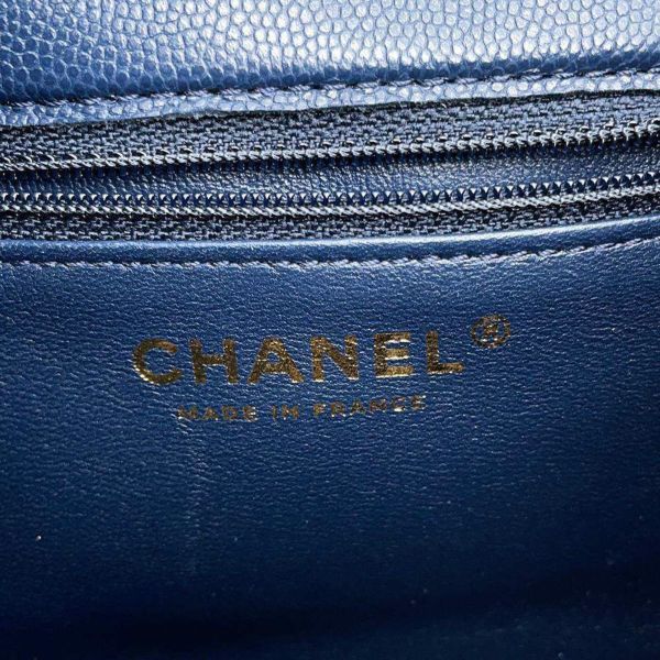 シャネル チェーンショルダーバッグ ミニ マトラッセ ココマーク キャビアスキン AS4406 CHANEL バッグ