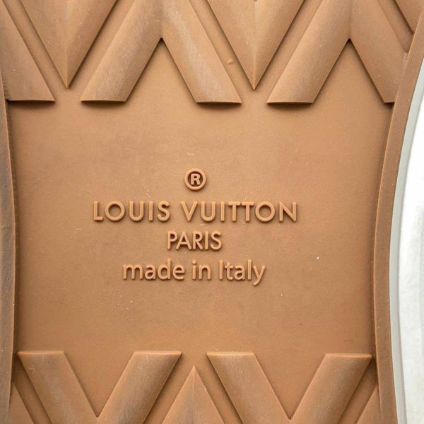 ルイヴィトン スリッポン トロカデロ ライン スニーカー モノグラム キャンバス メンズサイズ7 1/2 1A8JWH LOUIS VUITTON 靴 白