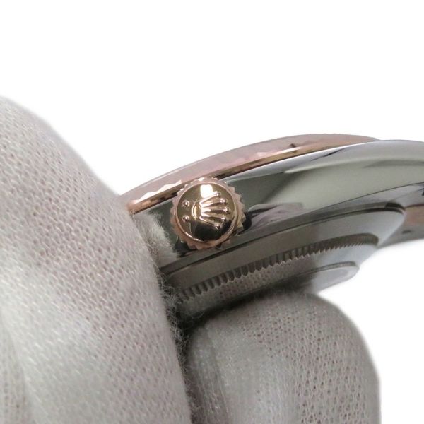 ロレックス デイトジャスト41 SS/K18PGピンクゴールド 126331G ROLEX 腕時計 サンダスト文字盤 10Pダイヤ