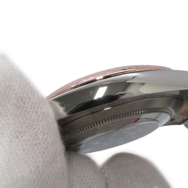 ロレックス デイトジャスト41 SS/K18PGピンクゴールド 126331G ROLEX 腕時計 サンダスト文字盤 10Pダイヤ