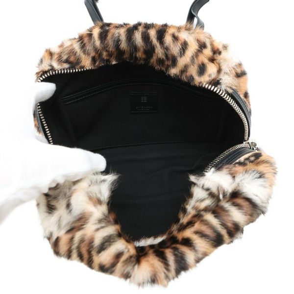 ジバンシー ショルダーバッグ レオパード柄 パンドラバッグ S ゴートスキン フェイクファー BK50CBK1UK GIVENCHY