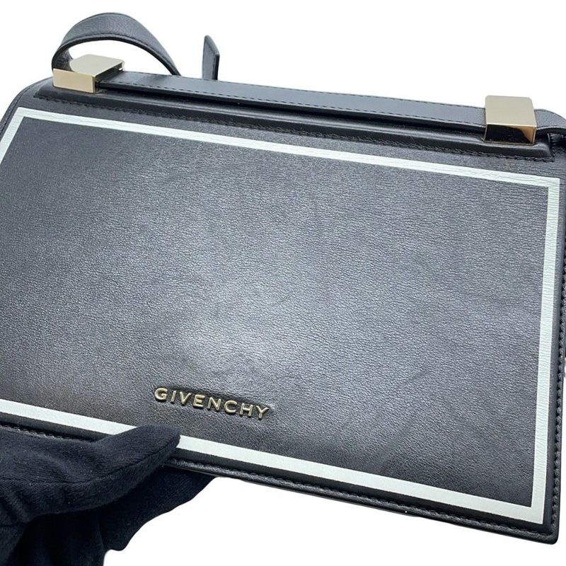 ジバンシー ショルダーバッグ パンドラボックス レザー GIVENCHY バッグ 黒