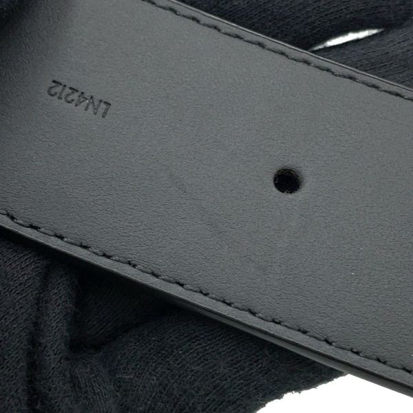 ルイヴィトン ベルト モノグラム・エクリプス LVイニシャル サイズ85 M0449 LOUIS VUITTON ブラック 黒