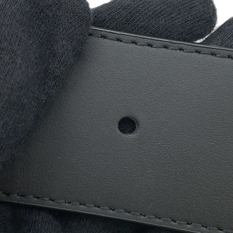 ルイヴィトン ベルト モノグラム・エクリプス LVイニシャル サイズ85 M0449 LOUIS VUITTON ブラック 黒