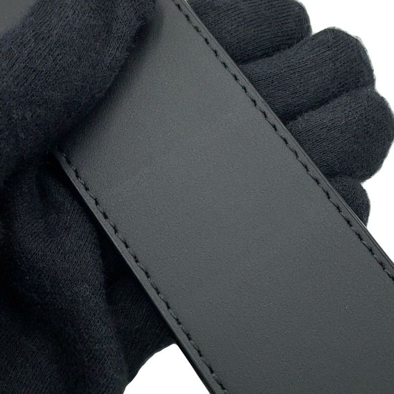 ルイヴィトン ベルト モノグラム・エクリプス LVイニシャル サイズ85 M0449 LOUIS VUITTON ブラック 黒