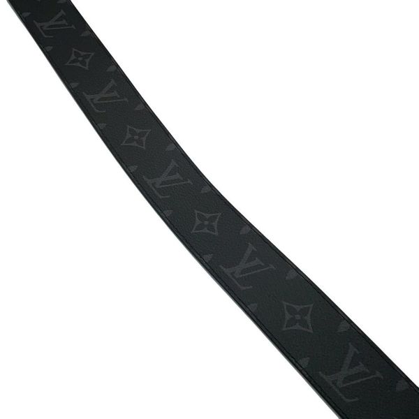 ルイヴィトン ベルト モノグラム・エクリプス LVイニシャル サイズ85 M0449 LOUIS VUITTON ブラック 黒