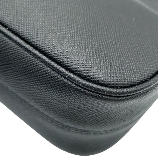 プラダ ショルダーバッグ Re-Edition 2005 サフィアーノレザー 1BH204 PRADA 2wayバッグ 黒