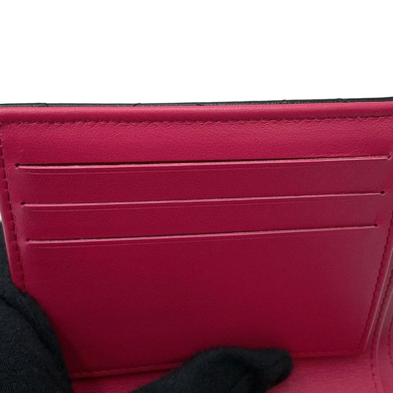 シャネル 三つ折り財布 マトラッセ ハートココ スモール フラップ ウォレット ラムスキン AP3392 CHANEL 黒