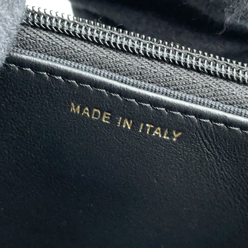 シャネル チェーンウォレット マトラッセ ココマーク Wチェーン ラムスキン AP4511 CHANEL 財布 黒