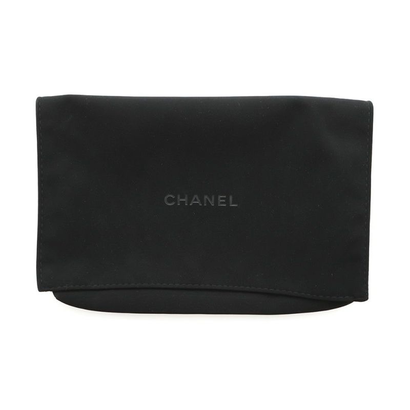 シャネル チェーンウォレット マトラッセ ココマーク Wチェーン ラムスキン AP4511 CHANEL 財布 黒