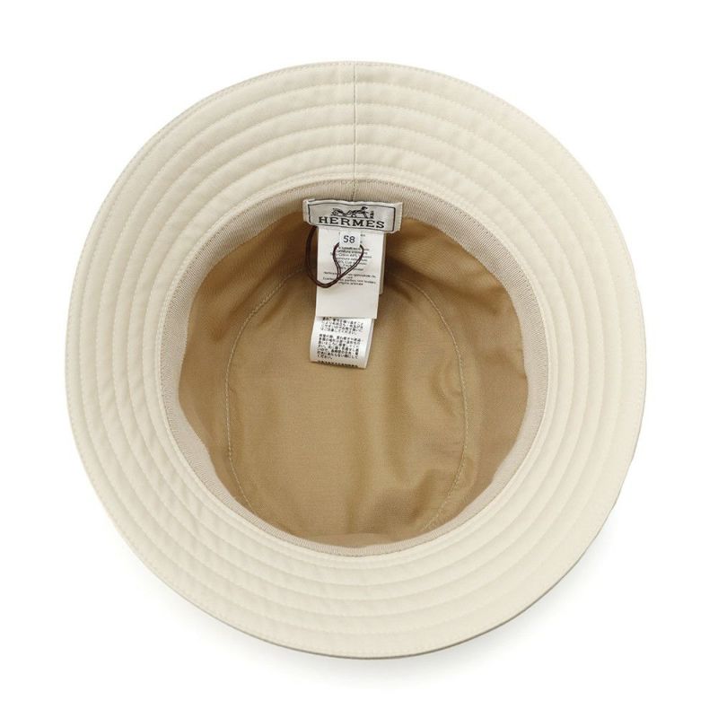 エルメス ハット ハーパー リフト コットン サイズ58 HERMES 帽子 バケットハット