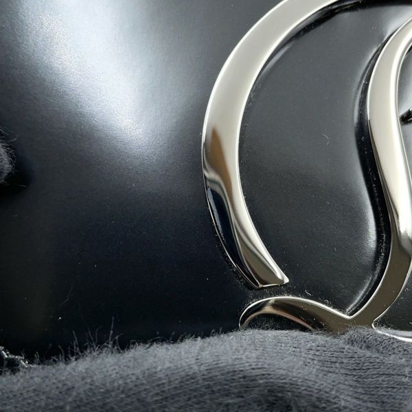 クリスチャン・ルブタン ショルダーバッグ Loubi ルビ54 パテント 1235232 Christian Louboutin 黒