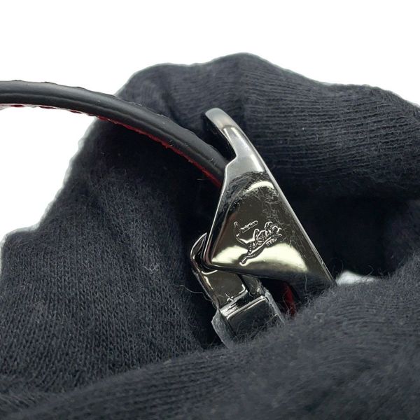 クリスチャン・ルブタン ショルダーバッグ Loubi ルビ54 パテント 1235232 Christian Louboutin 黒