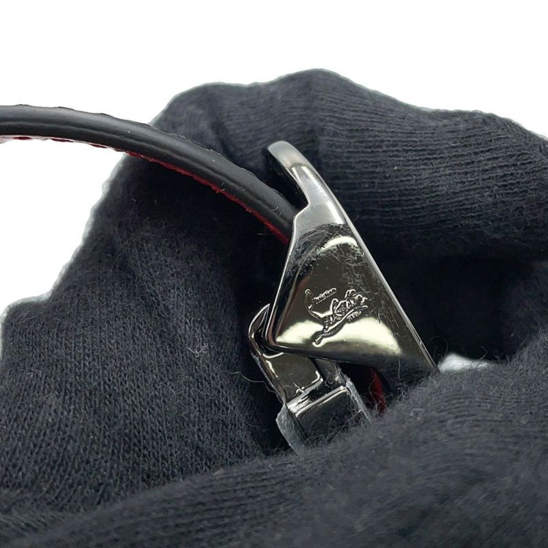 クリスチャン・ルブタン ショルダーバッグ Loubi ルビ54 パテント 1235232 Christian Louboutin 黒