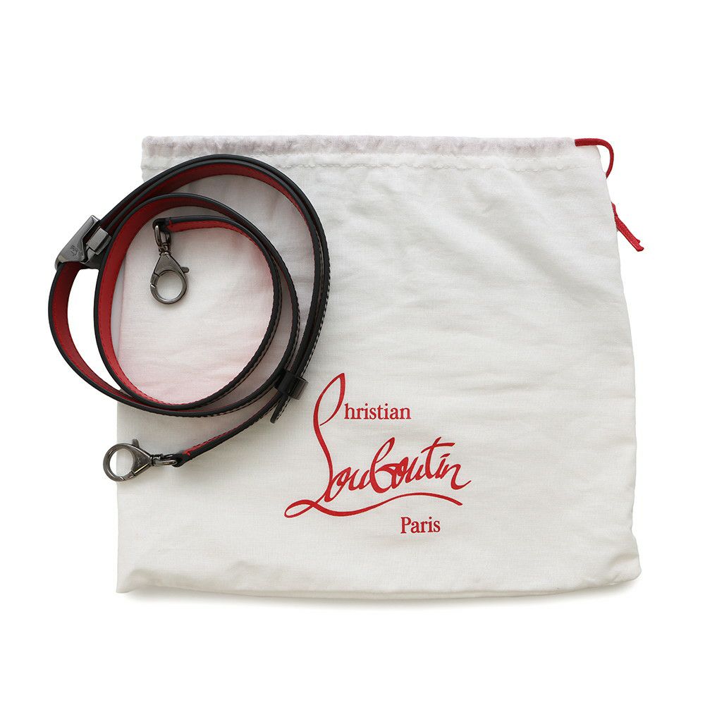 クリスチャン・ルブタン ショルダーバッグ Loubi ルビ54 パテント 1235232 Christian Louboutin 黒