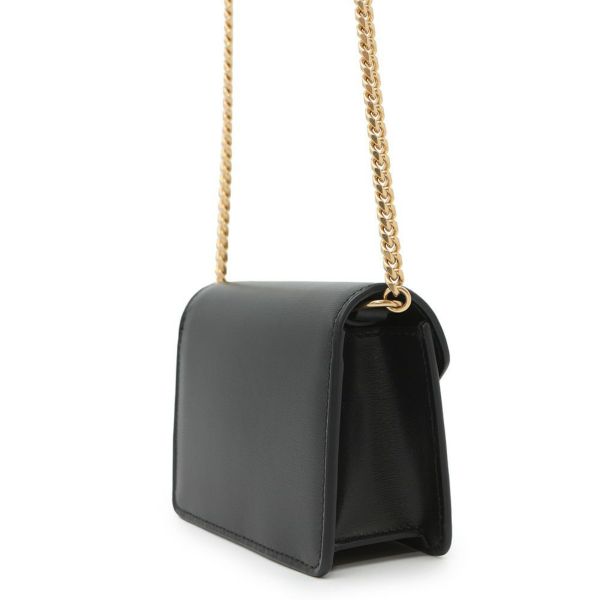 セリーヌ カードケース トリオンフ チェーン付きカードホルダー レザー 10J743DPV CELINE 黒 財布