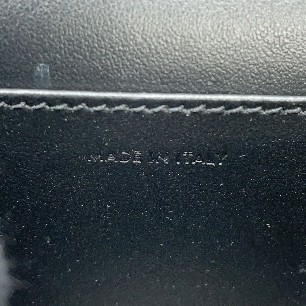 セリーヌ カードケース トリオンフ チェーン付きカードホルダー レザー 10J743DPV CELINE 黒 財布