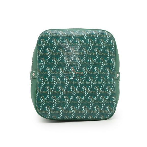 ゴヤール ショルダーバッグ プティフロ バゲットバッグ PVC レザー PEFLOTPMLTY09CL09P GOYARD 緑