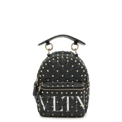 ヴァレンティノ リュック ロックスタッズ バックパック RW2B0B63XQC VALENTINO 黒 安心保証