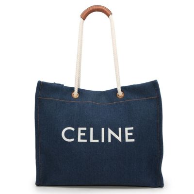セリーヌ トートバッグ スクエア カバ デニム 196992DJD.07AT CELINE 安心保証